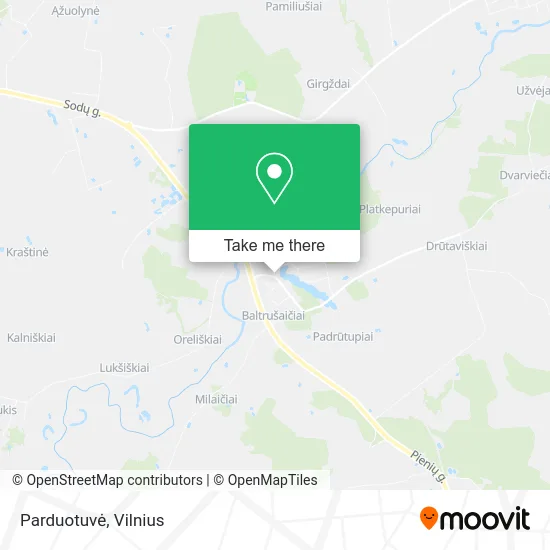 Карта Parduotuvė