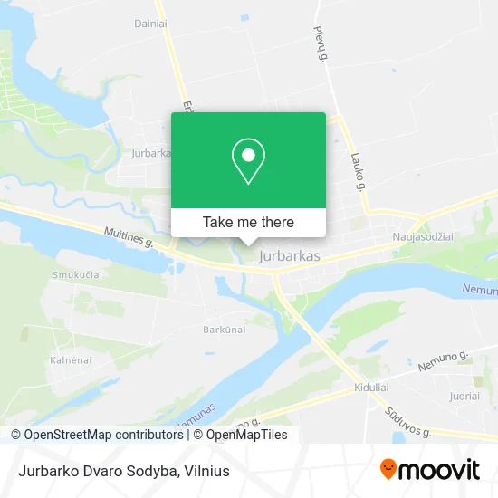 Карта Jurbarko Dvaro Sodyba