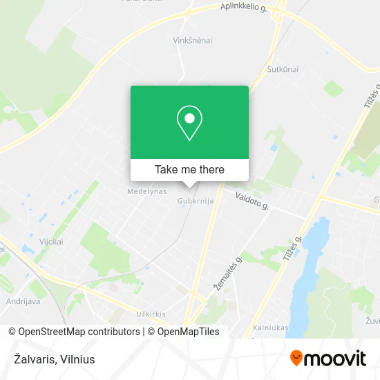 Карта Žalvaris