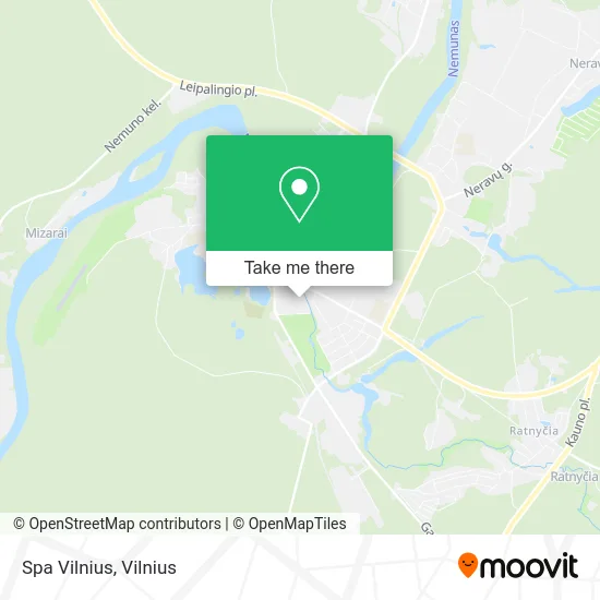 Карта Spa Vilnius