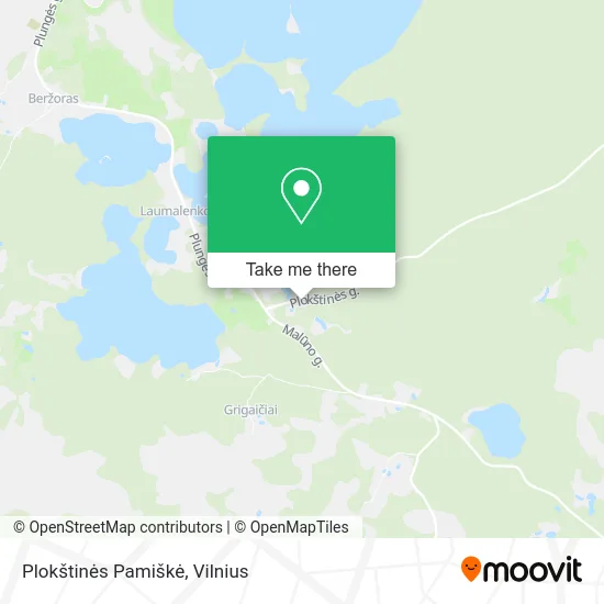 Карта Plokštinės Pamiškė