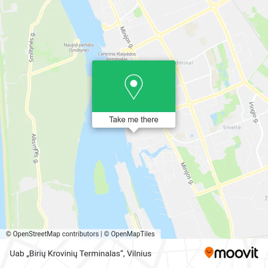 Карта Uab „Birių Krovinių Terminalas“