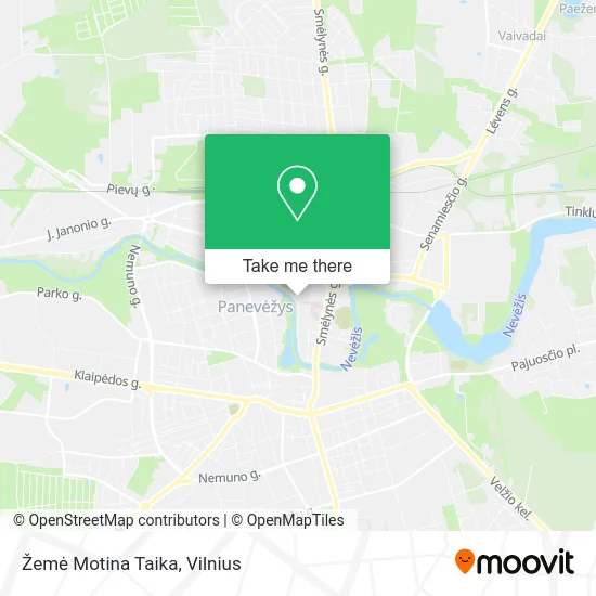 Карта Žemė Motina Taika