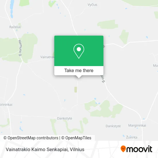 Vainatrakio Kaimo Senkapiai map