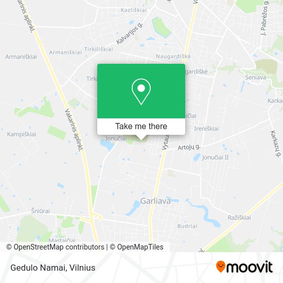 Карта Gedulo Namai