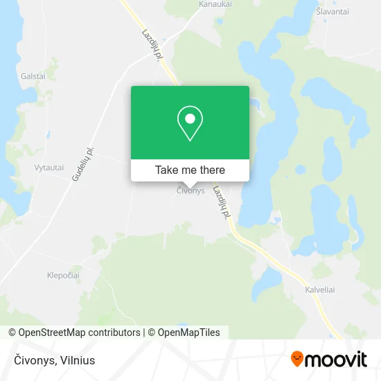 Карта Čivonys