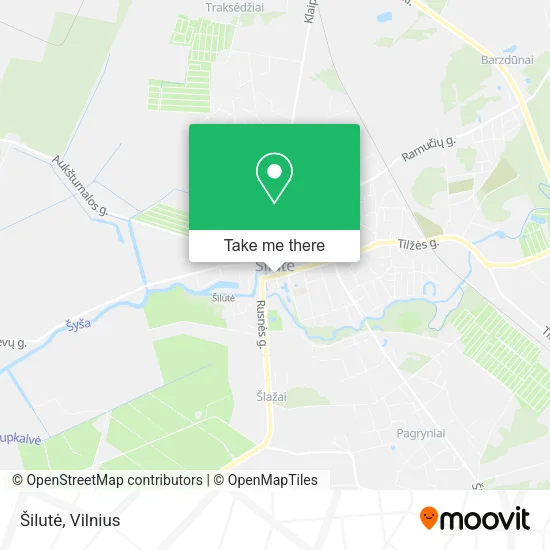 Šilutė map