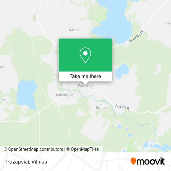 Карта Pazapsiai