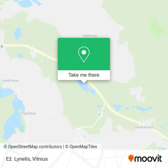 Карта Ež. Lynelis