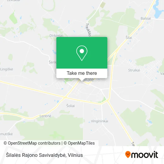 Карта Šilalės Rajono Savivaldybė