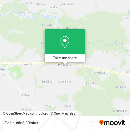 Карта Pašiaudinė