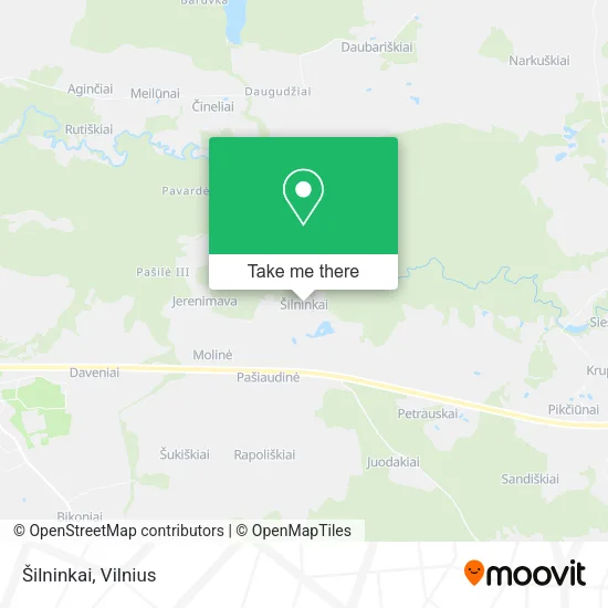 Карта Šilninkai