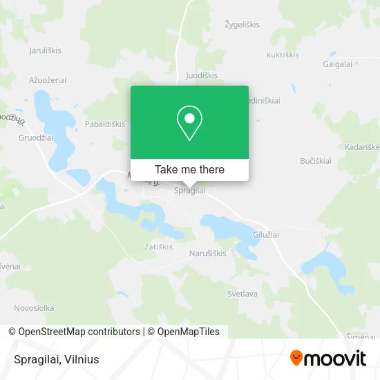 Карта Spragilai