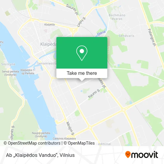 Карта Ab „Klaipėdos Vanduo“