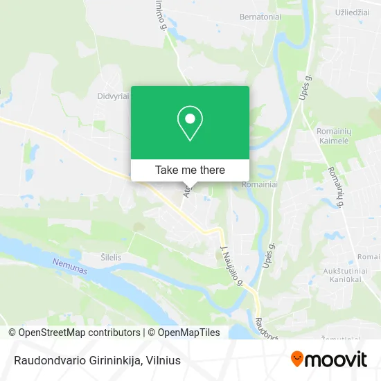 Raudondvario Girininkija map