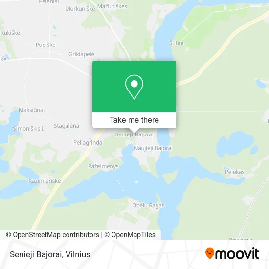 Карта Senieji Bajorai