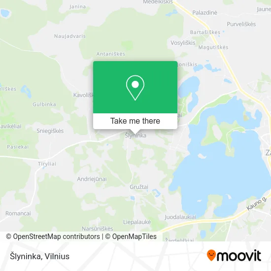 Карта Šlyninka