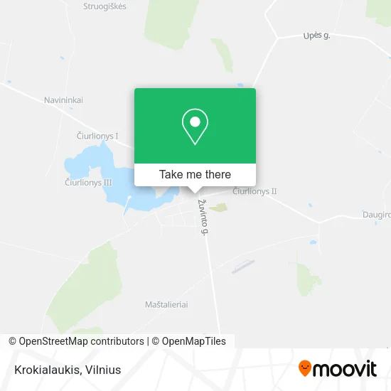 Карта Krokialaukis