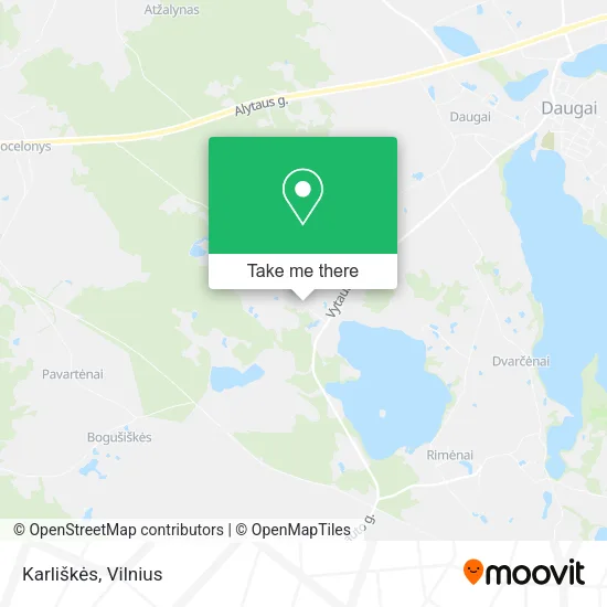Карта Karliškės