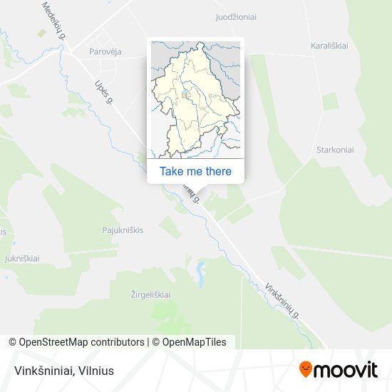 Карта Vinkšniniai