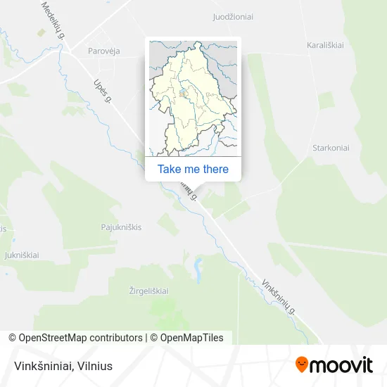 Карта Vinkšniniai