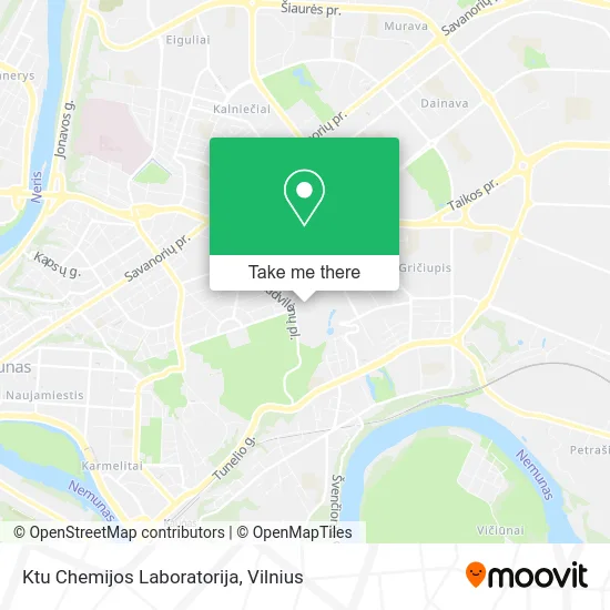 Карта Ktu Chemijos Laboratorija