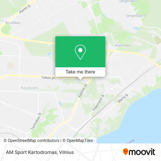 Карта AM Sport Kartodromas