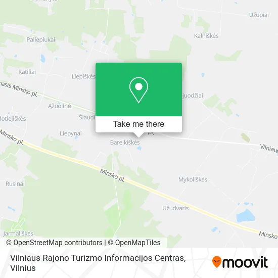 Карта Vilniaus Rajono Turizmo Informacijos Centras