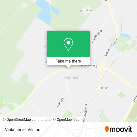 Карта Vinkšnėnai