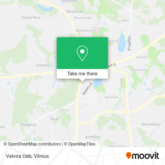 Карта Valvira Uab