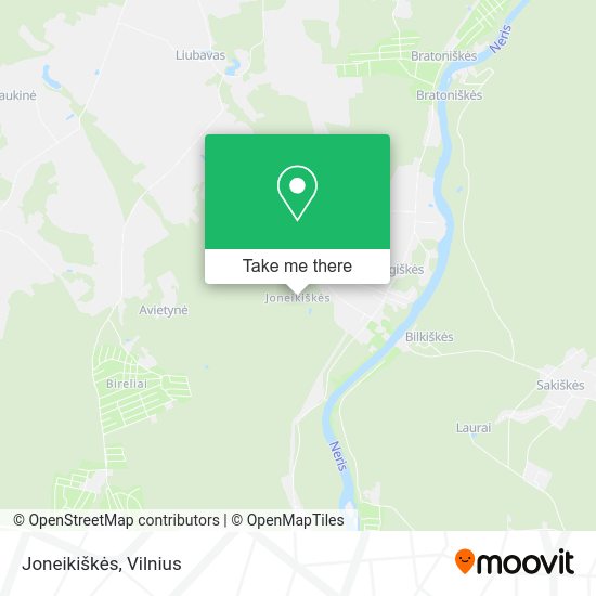 Карта Joneikiškės