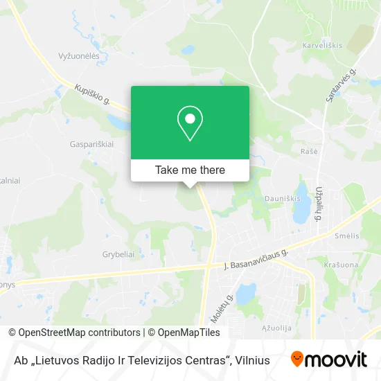 Карта Ab „Lietuvos Radijo Ir Televizijos Centras“