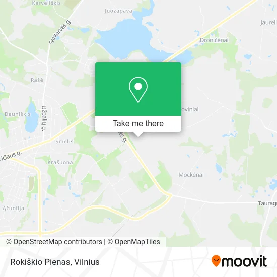 Карта Rokiškio Pienas