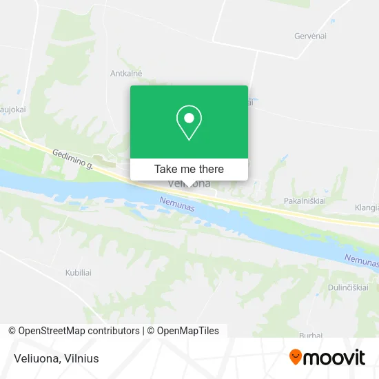 Карта Veliuona