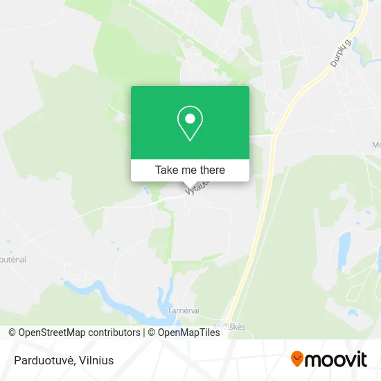 Карта Parduotuvė