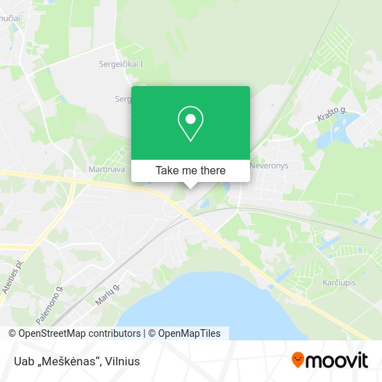 Карта Uab „Meškėnas“