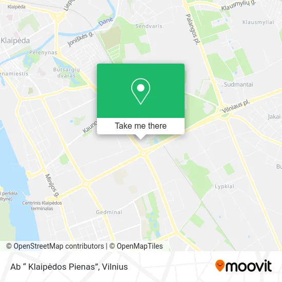Карта Ab “ Klaipėdos Pienas”