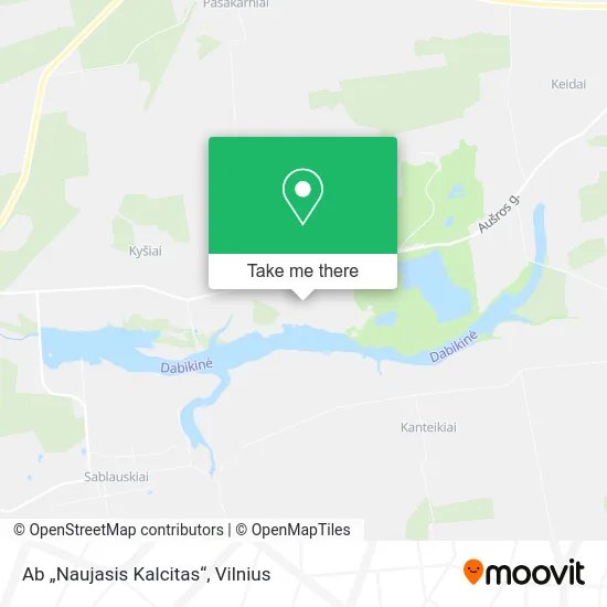 Карта Ab „Naujasis Kalcitas“