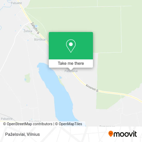 Карта Paželsviai