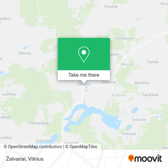 Карта Žalvariai