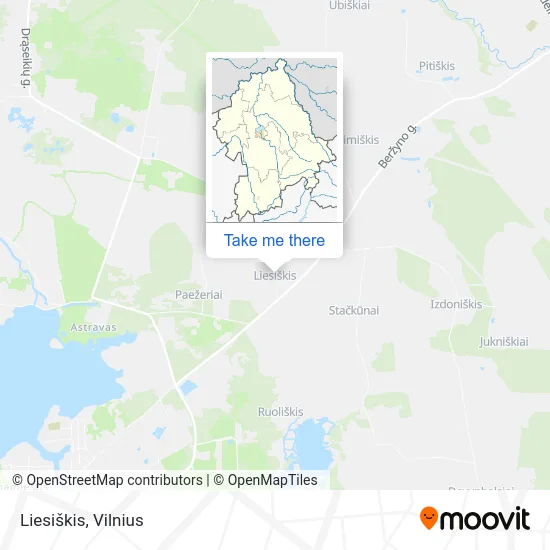 Карта Liesiškis