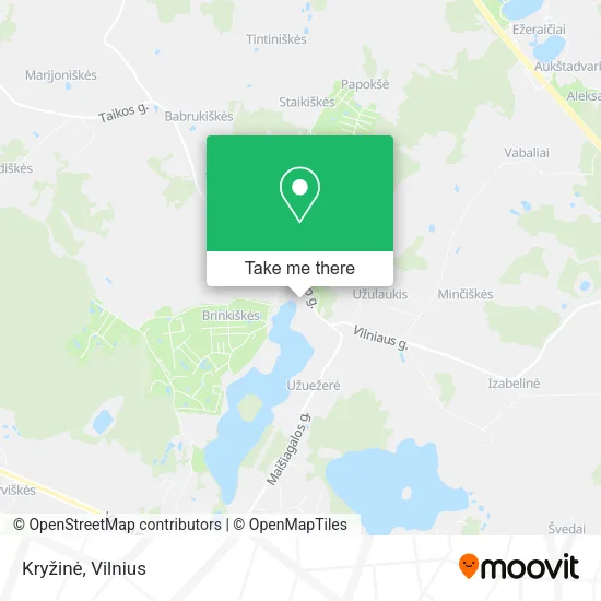 Карта Kryžinė