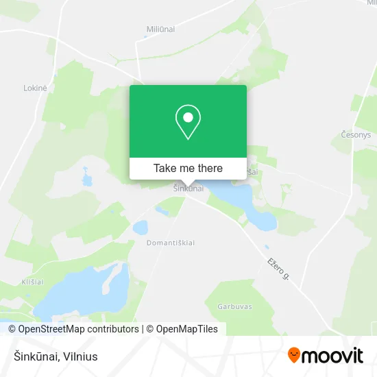 Карта Šinkūnai