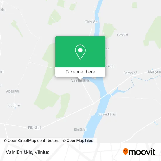 Карта Vainiūniškis