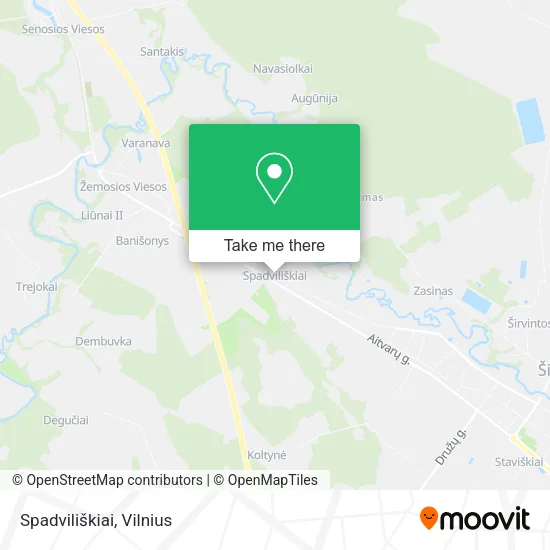 Карта Spadviliškiai