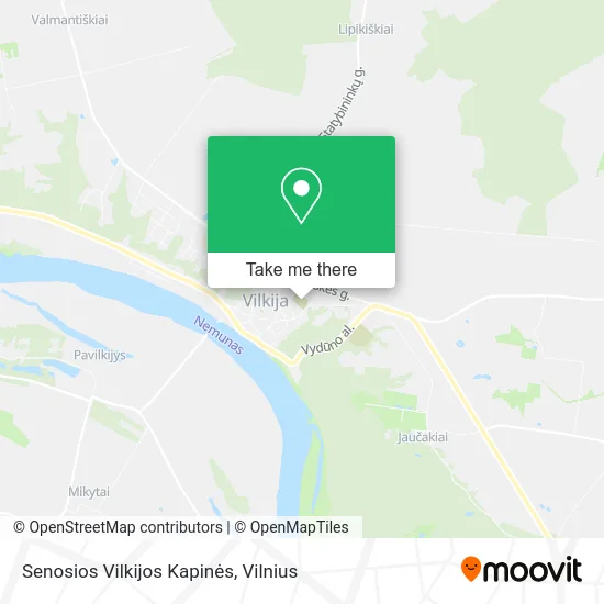 Карта Senosios Vilkijos Kapinės