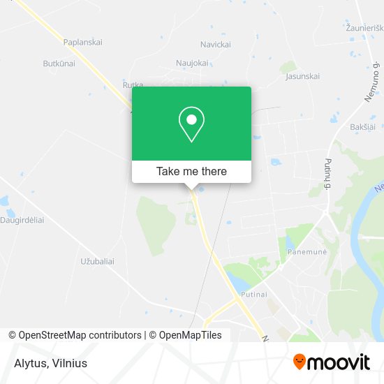Карта Alytus