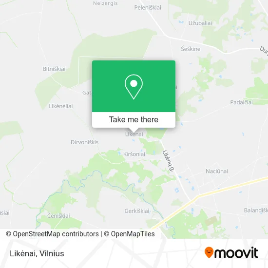 Карта Likėnai