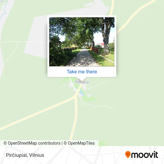 Карта Pirčiupiai