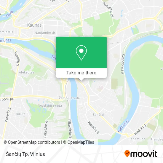 Карта Šančių Tp